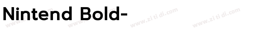 Nintend Bold字体转换